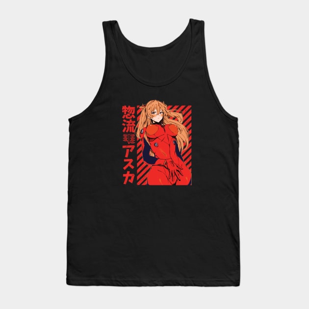 Evangelion - Asuka Poster Tank Top by Call me Sunshine